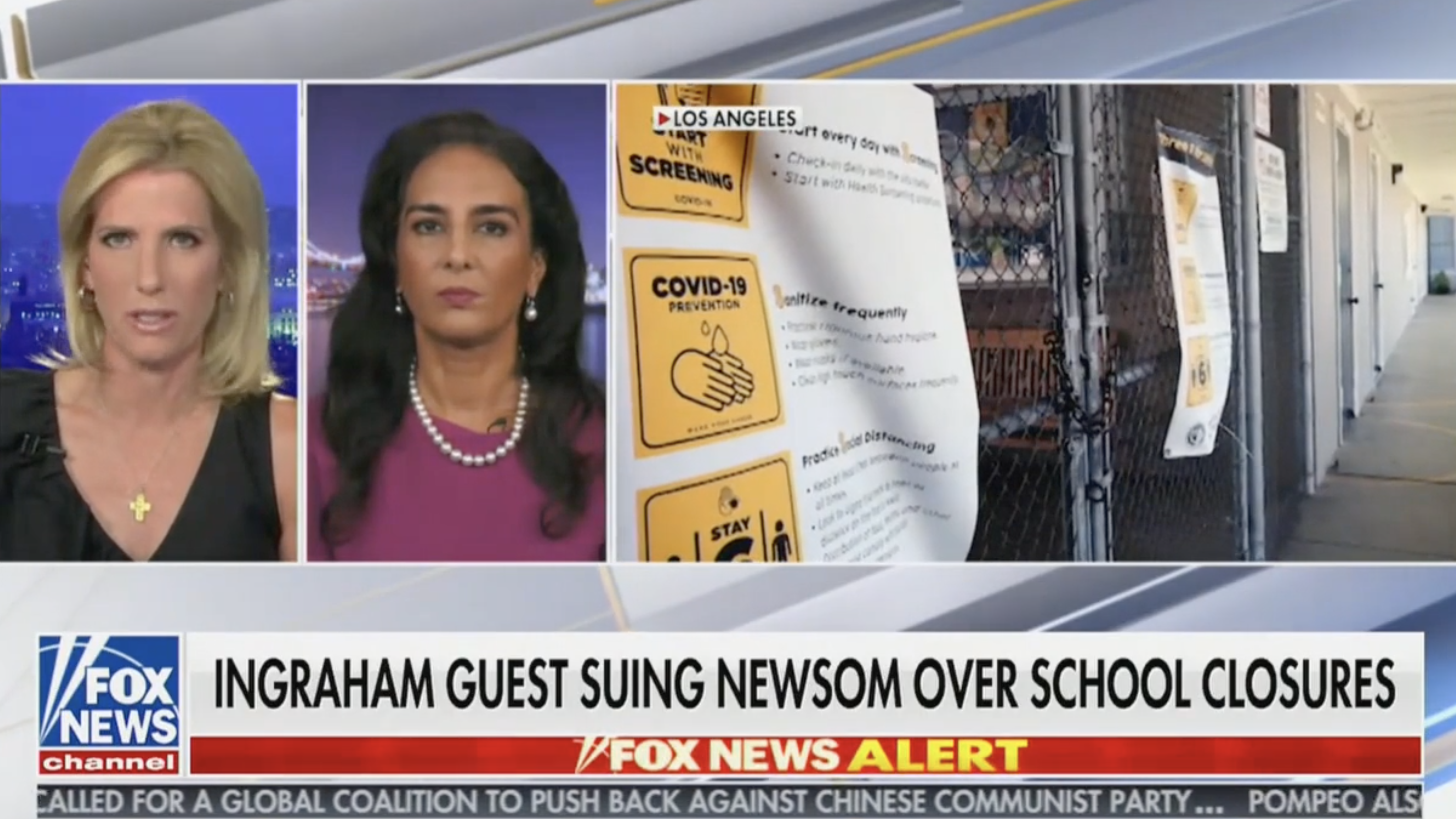 Dhillon Joins The Ingraham Angle to Announce Civil Rights Lawsuit to Reopen Schools