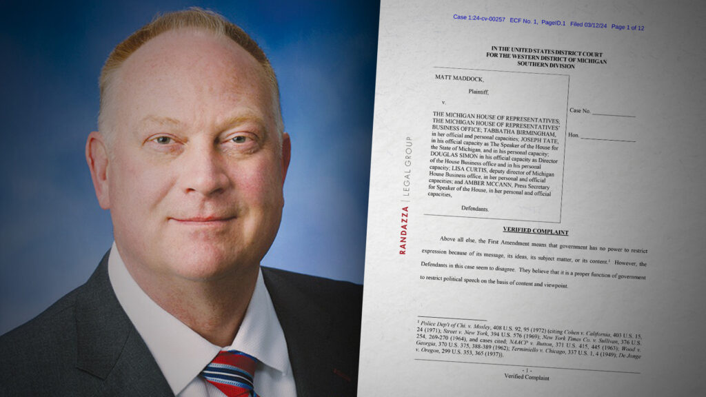 LAWSUIT FILED: Michigan House of Representatives Refuses to Publish ...