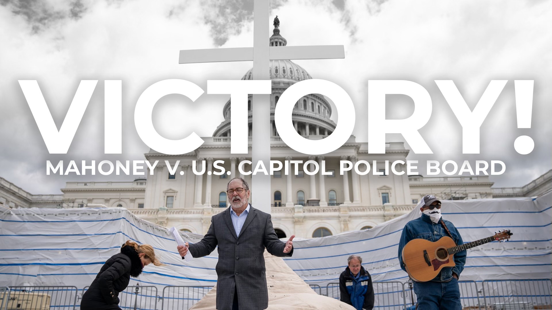Victory for Free Speech! Federal Court Rules in Favor of Rev. Mahoney’s Right to Pray on US Capitol Steps