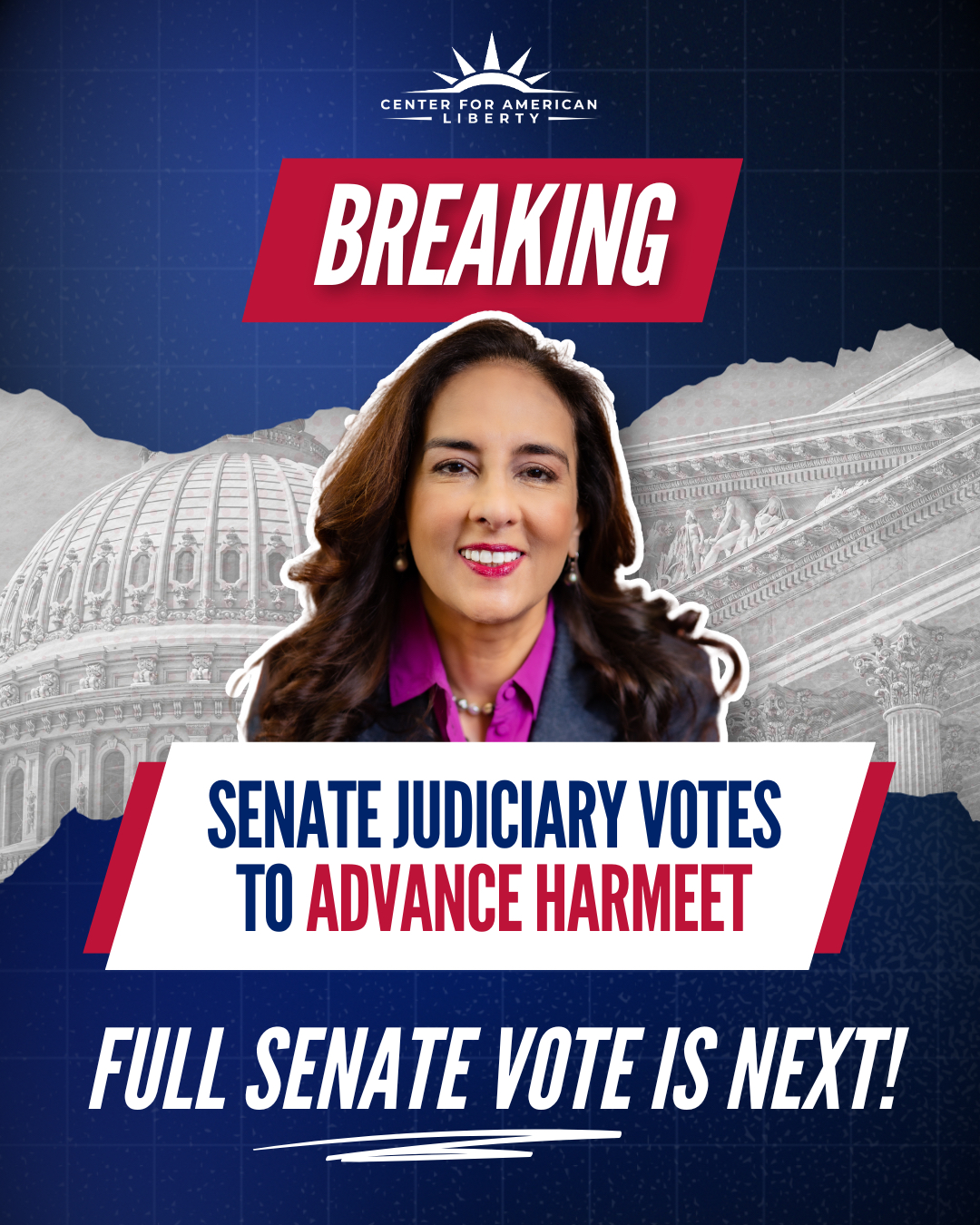 Senate Judiciary Advances Nomination of Harmeet Dhillon to Full Senate Vote