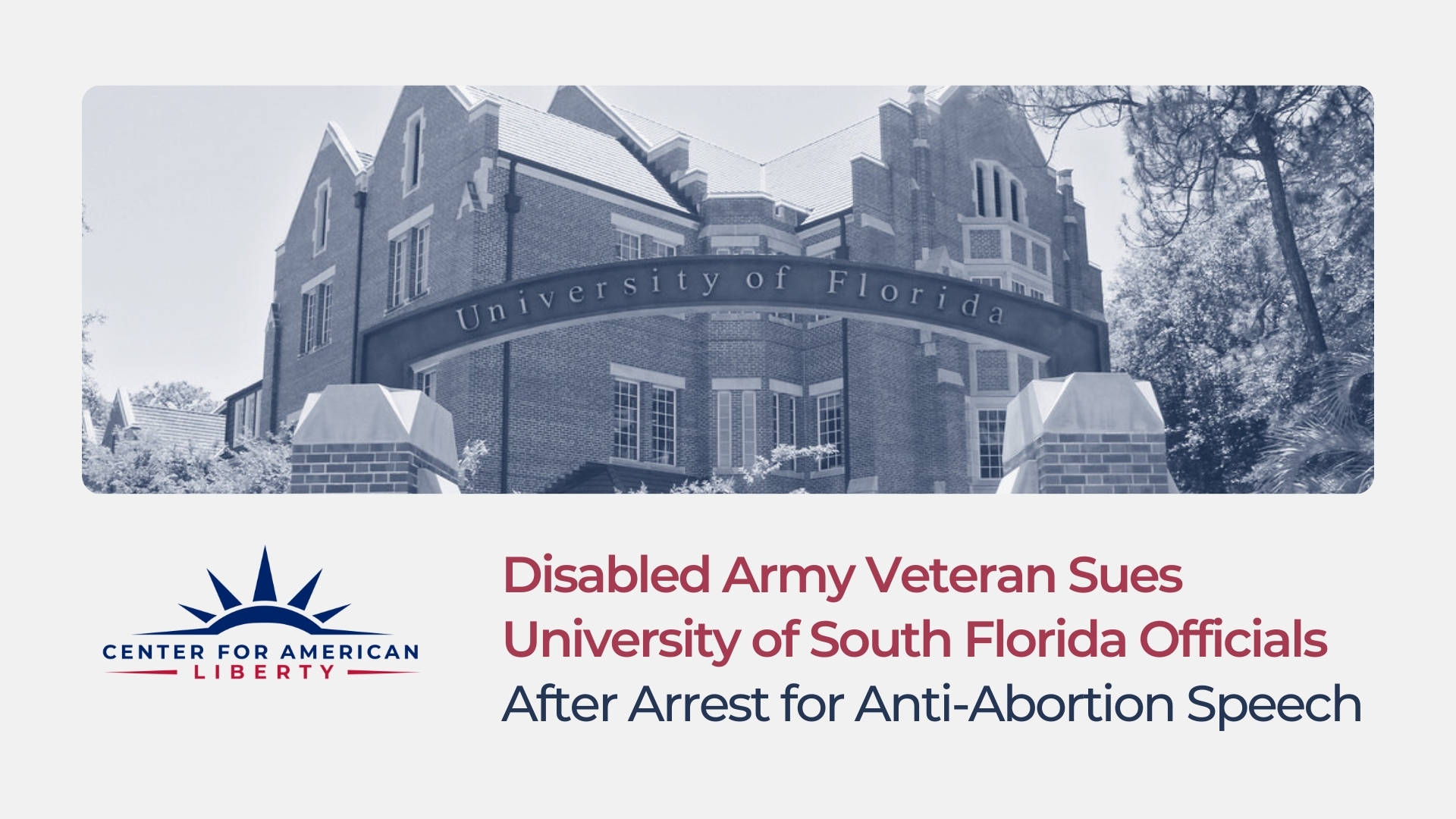 Protected: Disabled Army Veteran Sues University of South Florida Officials After Arrest for Anti-Abortion Speech on Campus